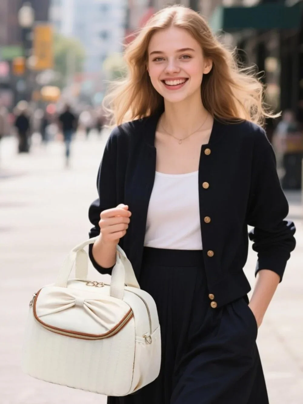 Stylish Insulated Lunch Tote for Women | Large Cooler Bag with Shoulder Strap